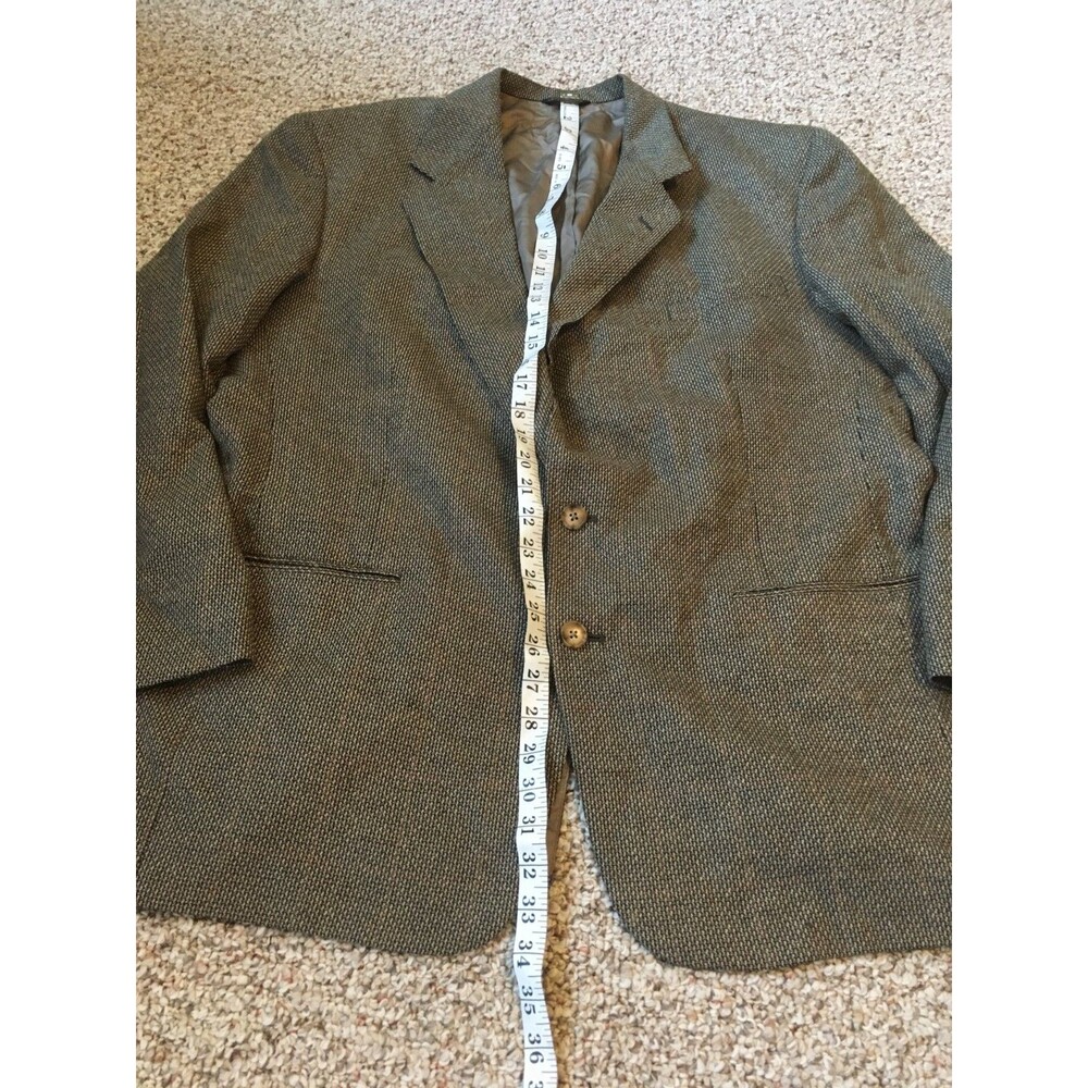 VTG Tweed Blazer Sports Coat UK Great Britain Jacket Two Button Austin Reed - Picture 11 of 14